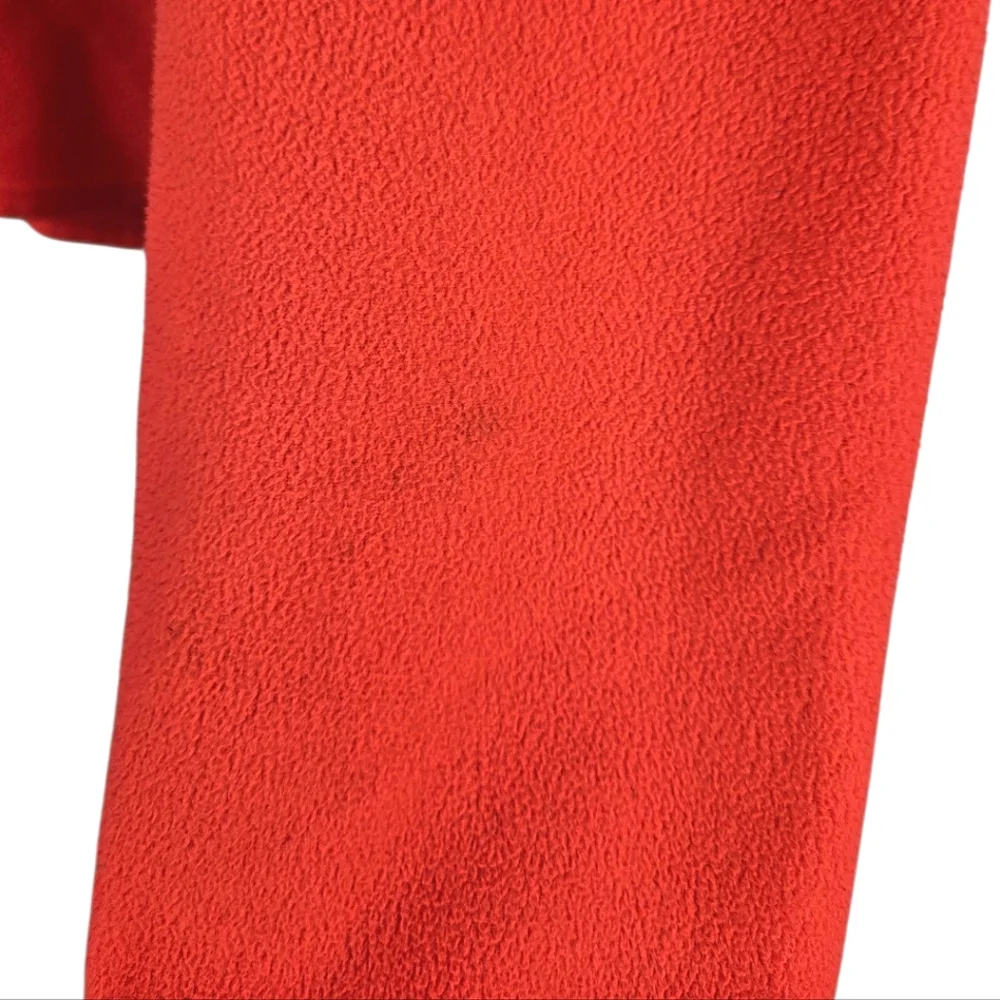 Polo by Ralph Lauren Men's Performance Neon Orange Half-Zip Fleece Sweater